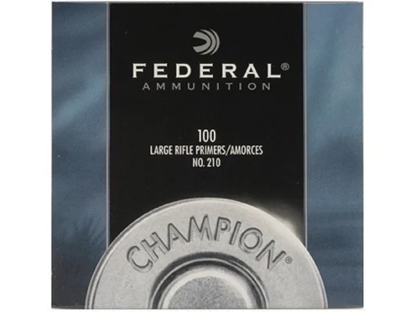 Federal Large Rifle Magnum Primers #215 Box of 1000 (10 Trays of 100)