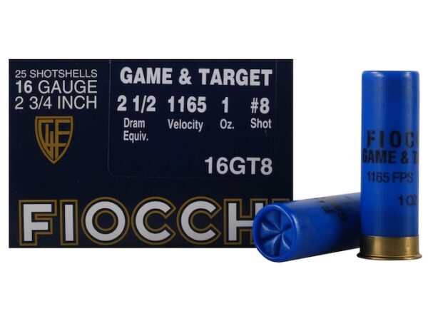 Fiocchi Game & Target Ammunition 16 Gauge 2-3/4" 1 oz 1000 rounds