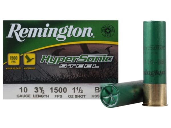 Remington HyperSonic Ammunition 10 Gauge 3-1/2" 1-1/2 oz BB Non-Toxic Shot