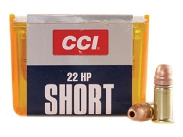 CCI Ammunition 22 Short 27 Grain Plated Lead Hollow Point