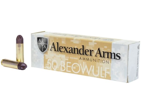 Alexander Arms Ammunition 50 Beowulf 200 Grain Frangible Inceptor ARX 500 rounds