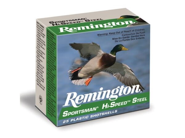 Remington Sportsman Hi-Speed Ammunition 10 Gauge 3-1/2" 1-3/8 oz #2 Non-Toxic Steel Shot