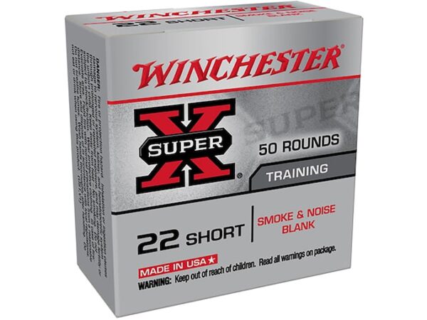 Winchester Super-X Ammunition 22 Short Black Powder Blank 1000 rounds