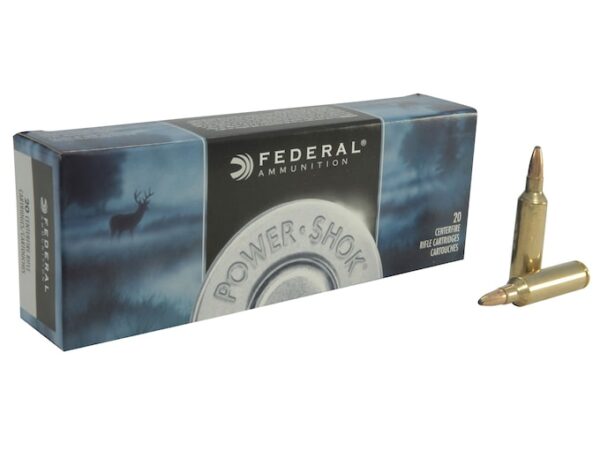 Federal Power-Shok Ammunition 270 Winchester Short Magnum (WSM) 130 Grain Soft Point 200 rounds