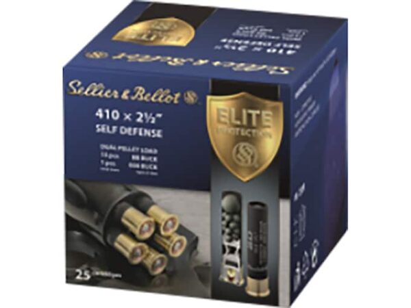 Sellier & Bellot Self Defense Ammunition 410 Bore BB and 000 Buckshot 500 rounds