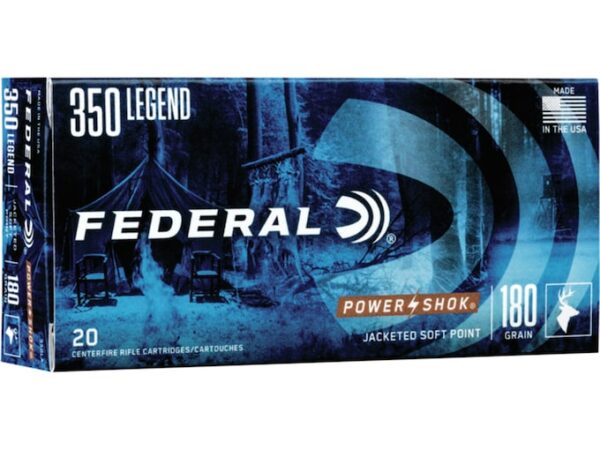 Federal Power-Shok Ammunition 350 Legend 180 Grain Soft Point  500 rounds