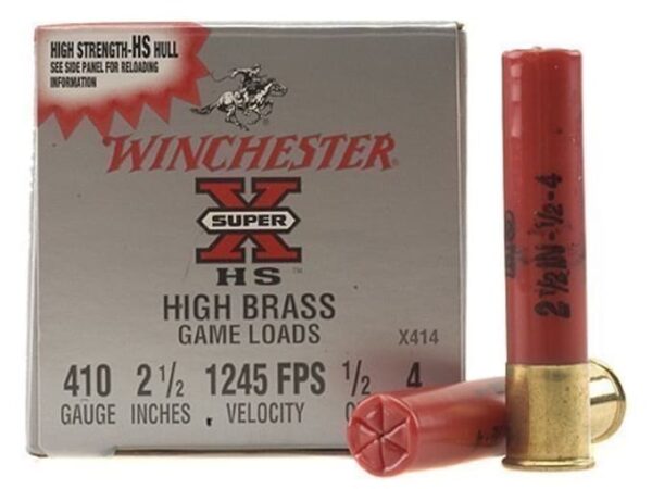 Winchester Super-X High Brass Ammunition 410 Bore 500 rounds