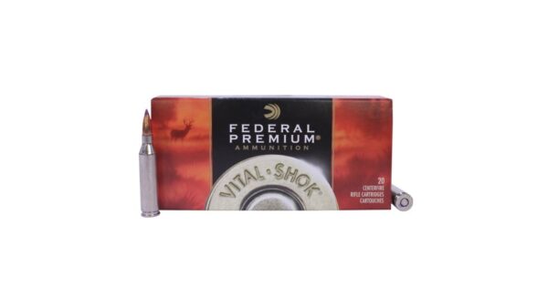 Federal Premium VITAL-SHOK .243 Winchester 95 grain Nosler Ballistic Tip Brass Cased Centerfire Rifle Ammunition P243J Caliber: .243 Winchester, Number of Rounds: 500