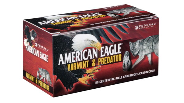 Federal Premium VARMINT / PREDATOR .22 Hornet 35 grain Tipped Varmint Centerfire Rifle Ammunition AE22H35TVP Caliber: .22 Hornet, Number of Rounds: 500