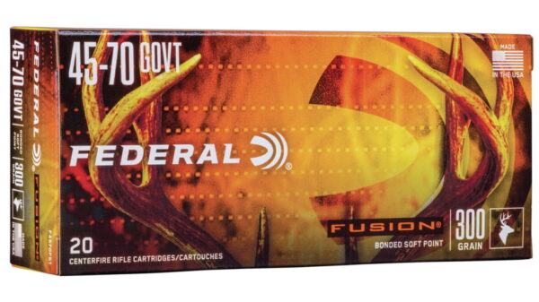 Federal Premium FUSION .45-70 Government 300 grain Fusion Soft Point 500 rounds