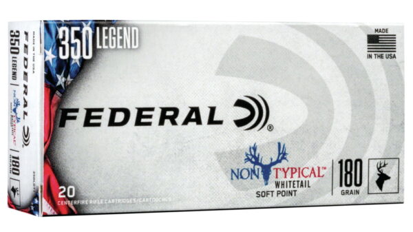 Federal Premium Non-Typical .350 Legend 180 grain Non-Typical Soft Point Centerfire Rifle Ammunition 500