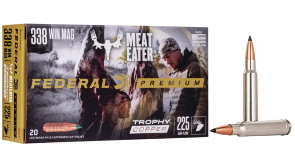 Federal Premium VITAL-SHOK .338 Winchester Magnum 225 grain Trophy Copper 300 rounds