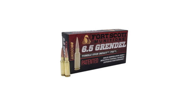 Fort Scott Munitions 6.5 Grendel 123 Grain Centerfire Rifle Ammunition 65GR-123-SCV2 Caliber: 6.5mm Grendel 500 RDS