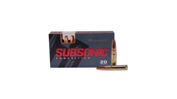 Hornady Subsonic .300 AAC Blackout 190 Grain Subsonic eXpanding Centerfire Rifle Ammunition 500 RDS