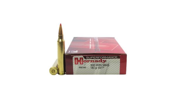 Hornady Superformance .300 Winchester Magnum 180 Grain Super Shock Tip Centerfire Rifle Ammunition 500 ROUNDS