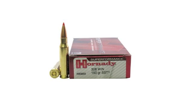 Hornady Superformance .308 Winchester 150 Grain Super Shock Tip Centerfire Rifle Ammunition 80933 Caliber 500 RDS