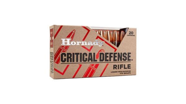 Hornady Critical Defense .308 Winchester 155 Grain Flex Tip eXpanding Centerfire Rifle Ammunition 80920 Caliber: .308 Winchester, Number of Rounds: 500