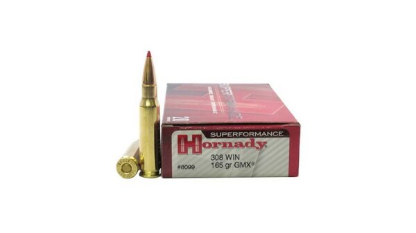 Hornady Superformance .308 Winchester 165 Grain Gilding Metal eXpanding Centerfire Rifle Ammunition 8099 Caliber: .308 Winchester, Number of Rounds: 500