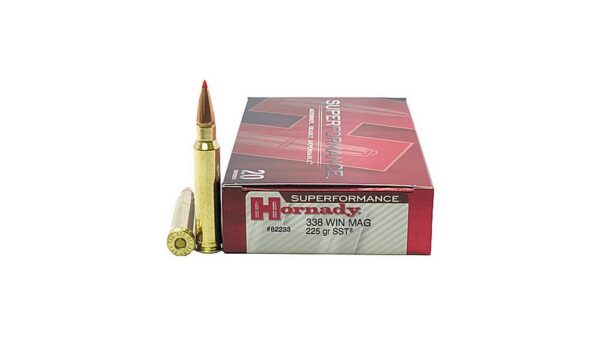 Hornady Superformance .338 Winchester Magnum 225 Grain Super Shock Tip  300 rounds