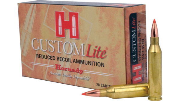 Hornady Custom .243 Winchester 87 Grain Super Shock Tip Centerfire Rifle Ammunition 500 ROUNDS