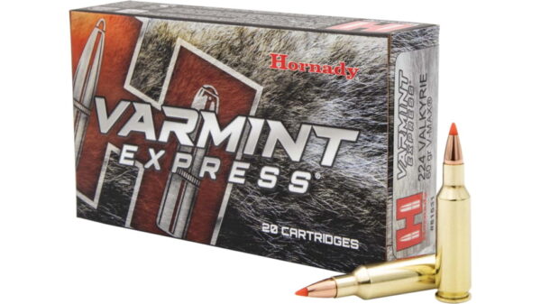 Hornady Varmint Express .224 Valkyrie 60 Grain V-MAX Centerfire Rifle Ammunition 81531 Caliber: .224 Valkyrie, Number of Rounds: 500