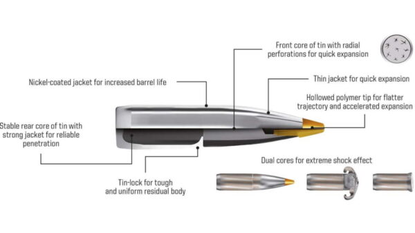 New! Norma EVOSTRIKE 6.5mm Creedmoor 93gr Brass Cased Centerfire Rifle Ammunition 500 RDS - Image 2