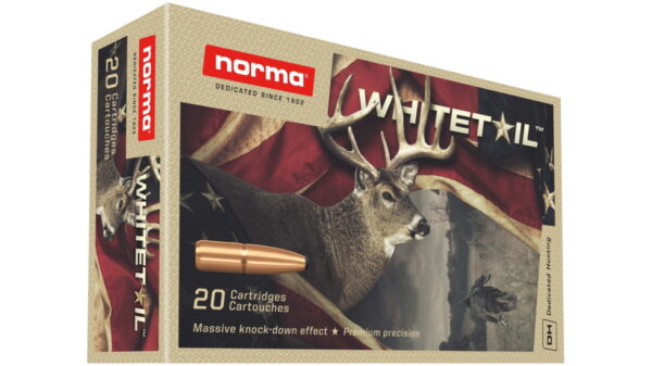 Norma Whitetail .243 Winchester 100gr Brass Cased Centerfire Rifle Ammunition 500 ROUNDS ROUNDS