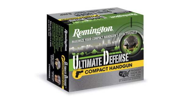 Remington Ultimate Defense Compact .380 ACP 102 Grain Bonded Jacketed Hollow Point Centerfire Pistol Ammunition 28964 Caliber: .380 ACP, Number of Rounds: 500