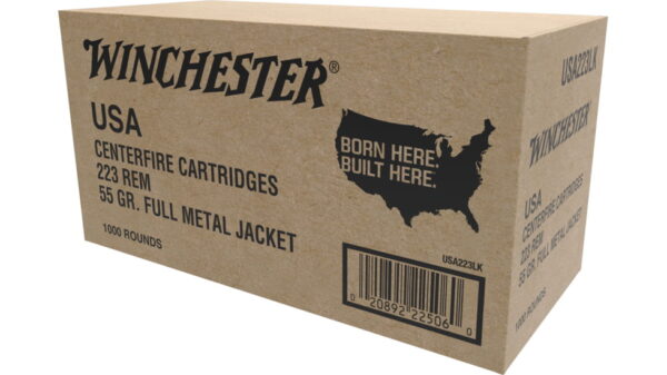 Winchester Ammo USA223LK USA 223 Rem 55 Gr Full Metal Jacket (FMJ) 1000 Bx/ (Va USA223LKY W2231000 Caliber: .223 Remington, Number of Rounds: 1000, w/ Free S&H